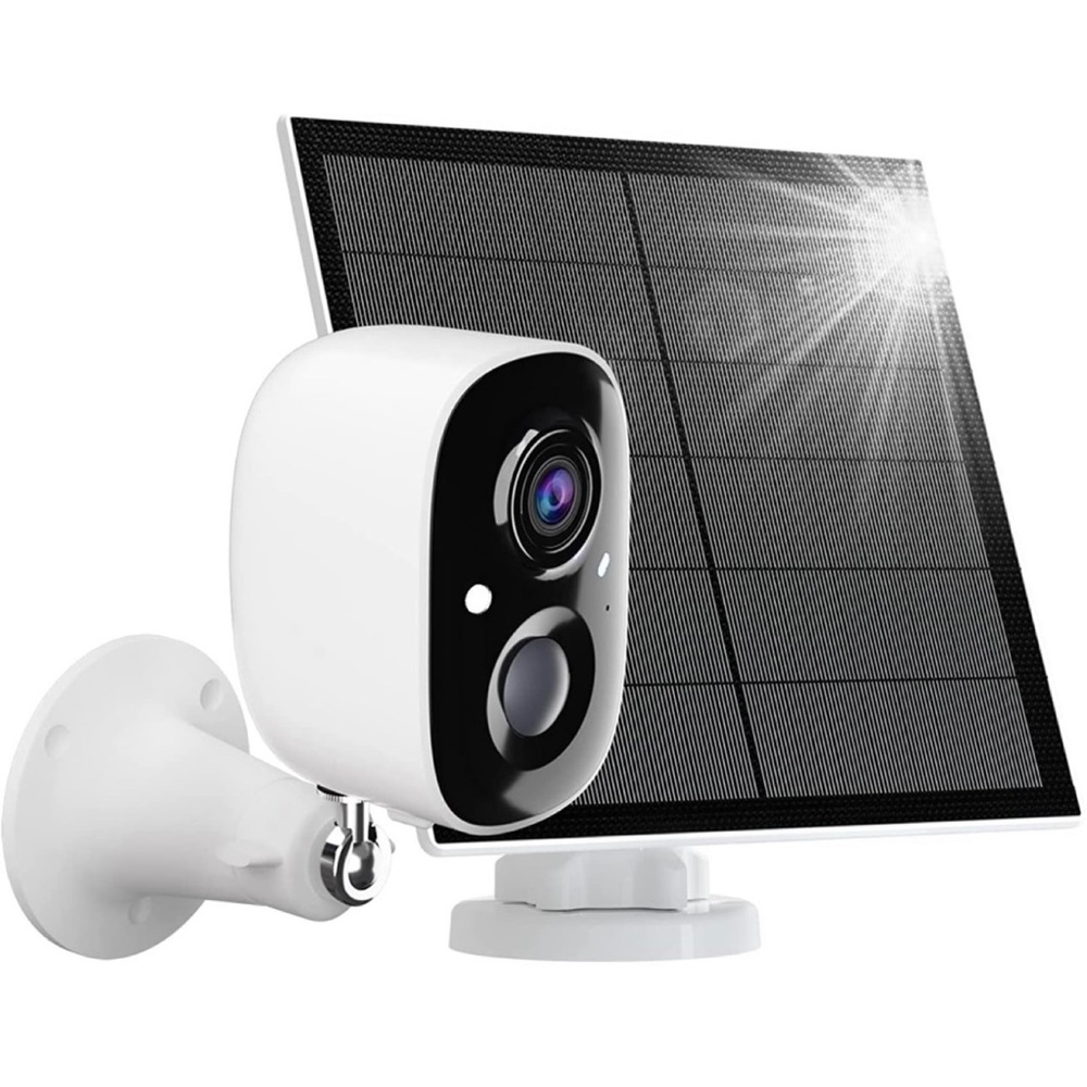 Security Camera Wireless Outdoor Solar Battery Power 1080P Color Night Vision